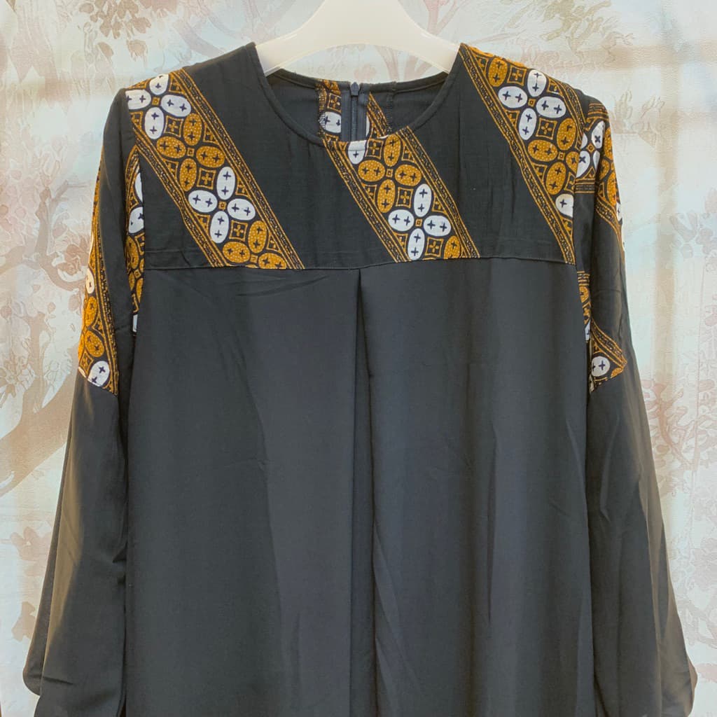 Gaun Tarisca | Gaun Batik Daily | Gaun Batik Elegant | Gaun Batik Simple | Gaun Batik Klasik | Gaun Batik 9