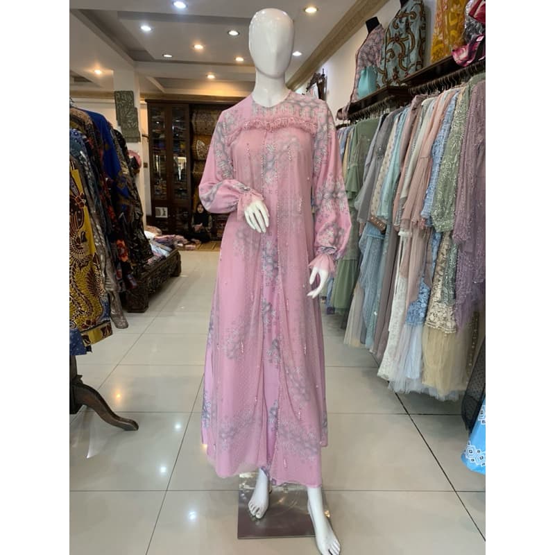 Gaun Vinella | Gaun Batik Soft | Gaun Batik Simple | Gaun Batik Elegant | Gaun Batik Berpayet | Gaun Batik Pesat