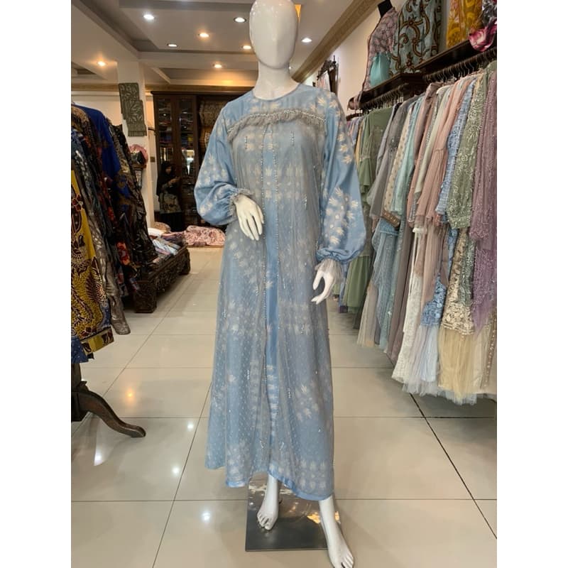 Gaun Vinella | Gaun Batik Soft | Gaun Batik Simple | Gaun Batik Elegant | Gaun Batik Berpayet | Gaun Batik Pesat 5