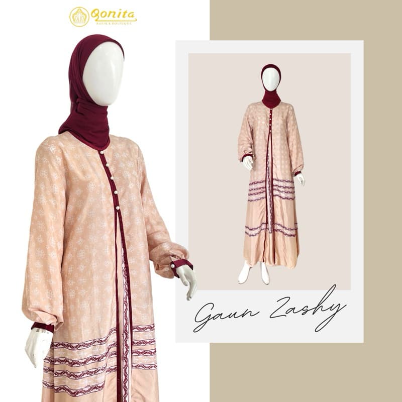 Gaun zashy | Gaun Batik Daily | Gaun Simple | Gaun Elegant