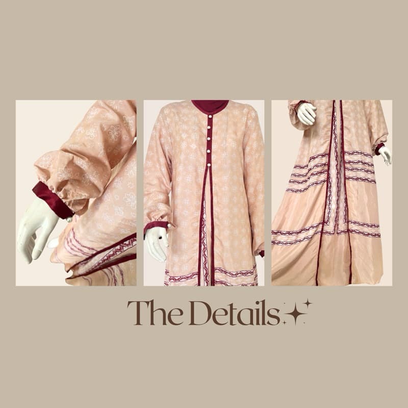 Gaun zashy | Gaun Batik Daily | Gaun Simple | Gaun Elegant 2