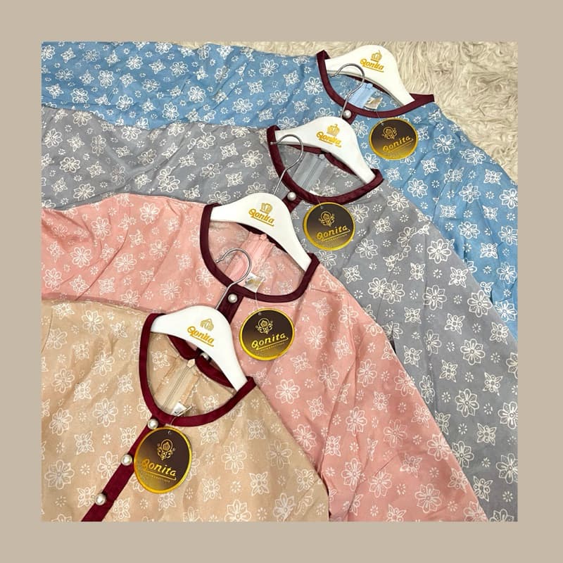 Gaun zashy | Gaun Batik Daily | Gaun Simple | Gaun Elegant 4