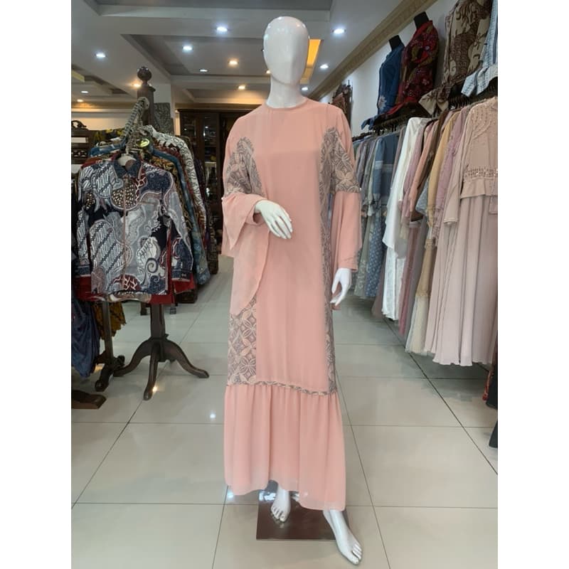 Gaun Zauha | Gaun Batik Simple | Gaun Simple Elegant | Gaun Daily | Gaun Kondangan | Gaun Salem