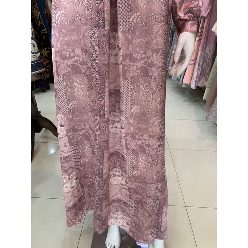 Ld. New Silk Premium Sena Motif ll by Qoni Official | Dress Daily Look | Gaun simpel dan elegan 5