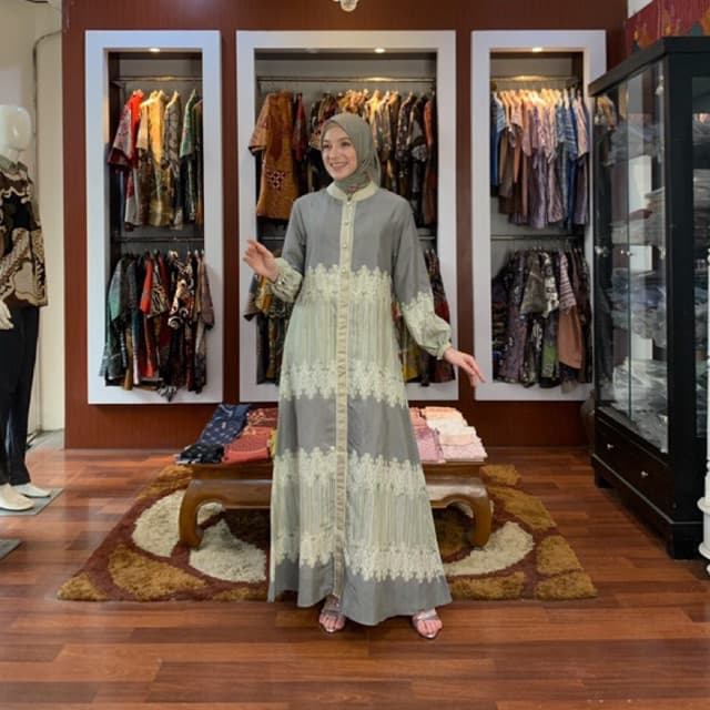 Ld. Raline | Longdress Batik | Longdress Daily | Longdress Busui | Dress Batik Daily | Dress Batik Simple 2