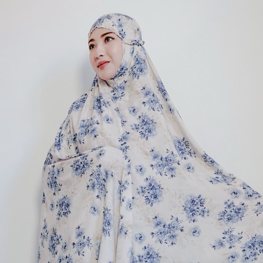 Mukena Qonita | Mukena Urban Series | Bahan Rayon Free Pouch 2