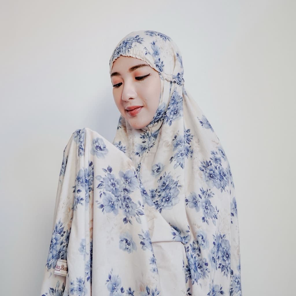 Mukena Qonita | Mukena Urban Series | Bahan Rayon Free Pouch 4