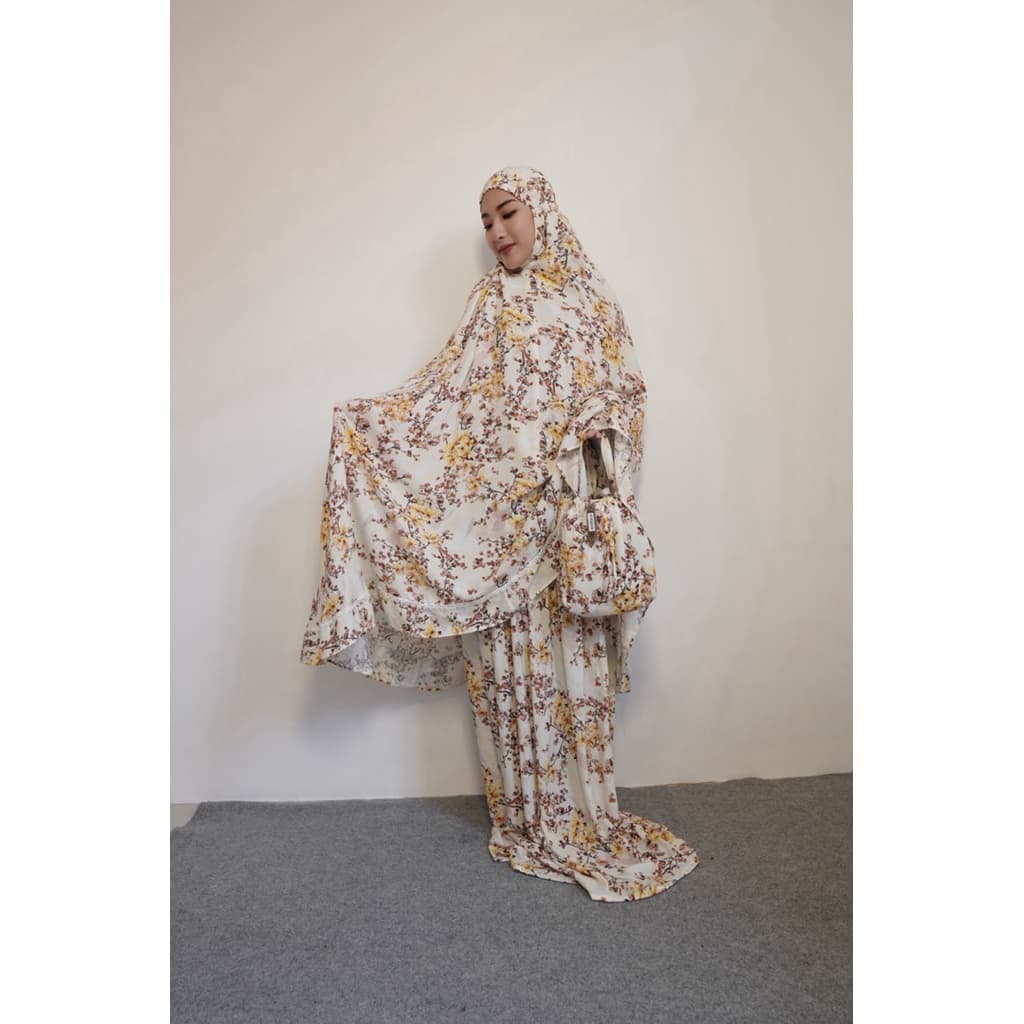 Mukena Qonita | Urban Series | Bahan Rayon + Free Pouch 5