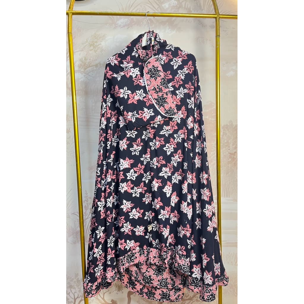 MukenaQonita | Mukena Batik Premium | Free Pouch Cantik | Adem dan Ringan | BAHAN RAYON SANTUNG 7