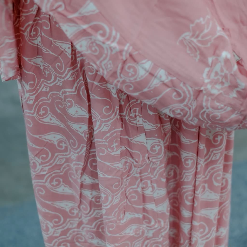 MukenaQonita | Mukena Batik Series | Mukena Adem dan Ringan | Ukuran Jumbo | Free Pouch Cantik | Bahan Rayon Santung 3