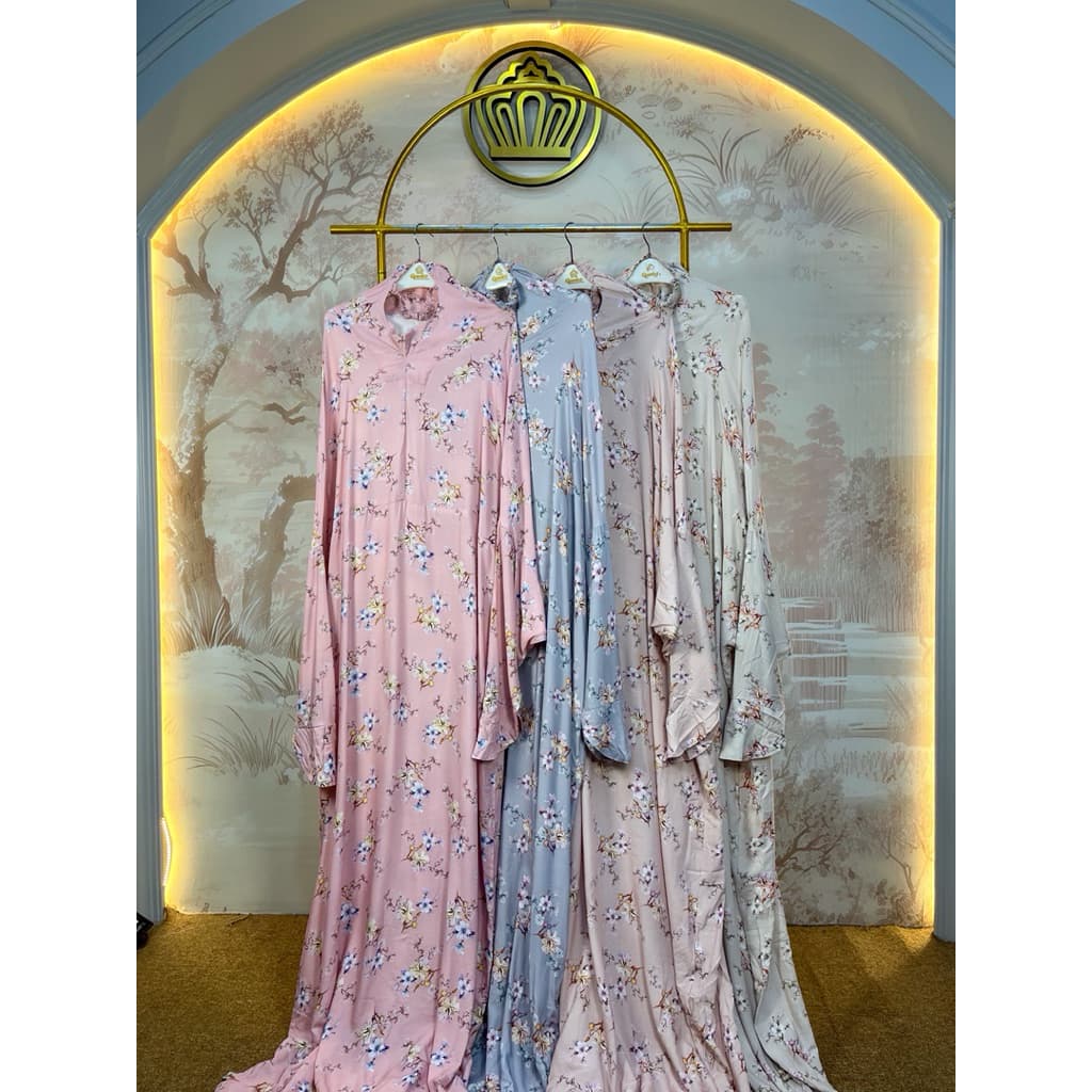 MukenaQonita | Mukena Terusan Rayon Premium | Mukena Terusan Jumbo | Adem dan Ringan | Lembut dan Jatuh (BAHAN RAYON PREMIUM)