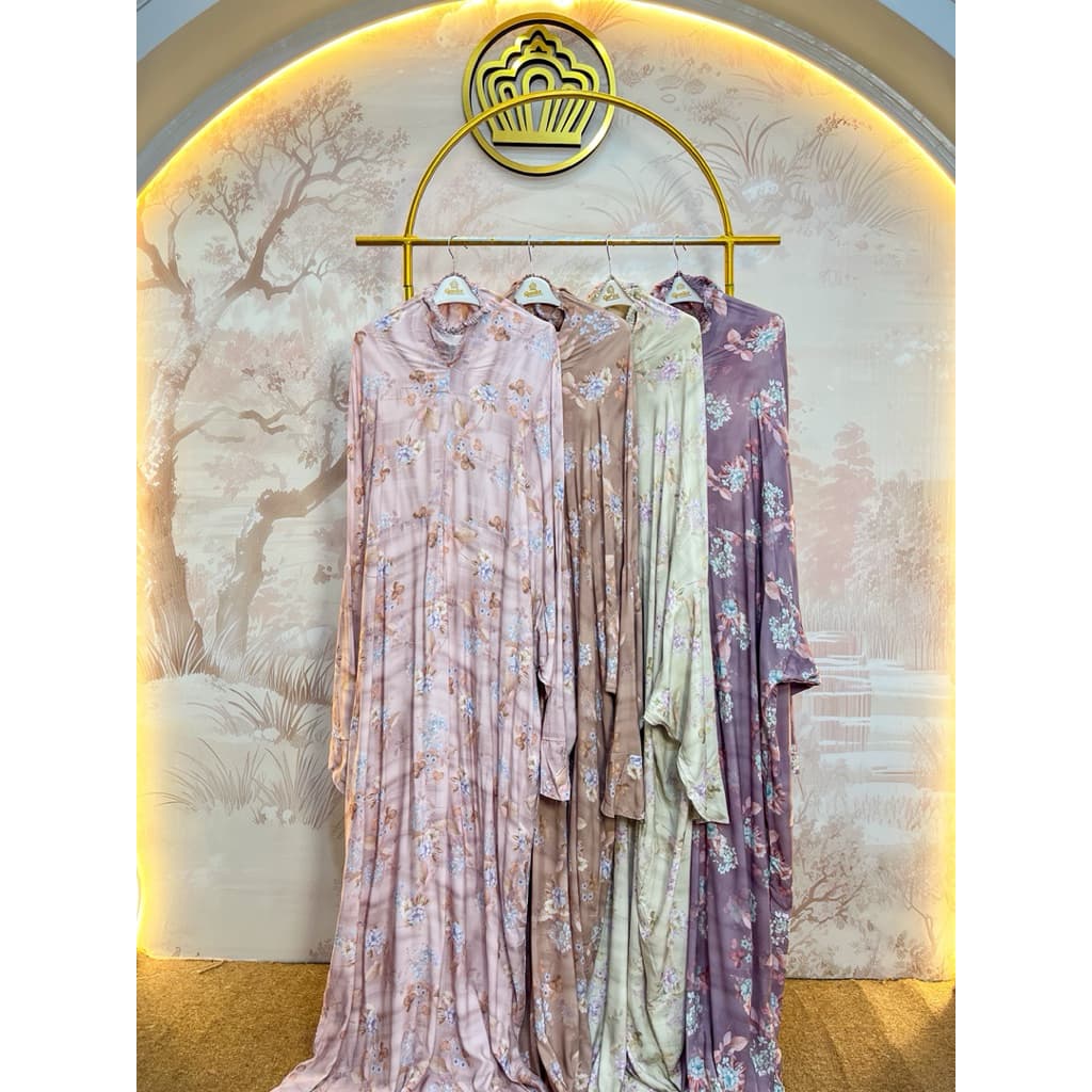 MukenaQonita | Mukena Terusan Rayon Premium | Mukena Terusan Jumbo | Adem dan Ringan | Lembut dan Jatuh (BAHAN RAYON PREMIUM) 2