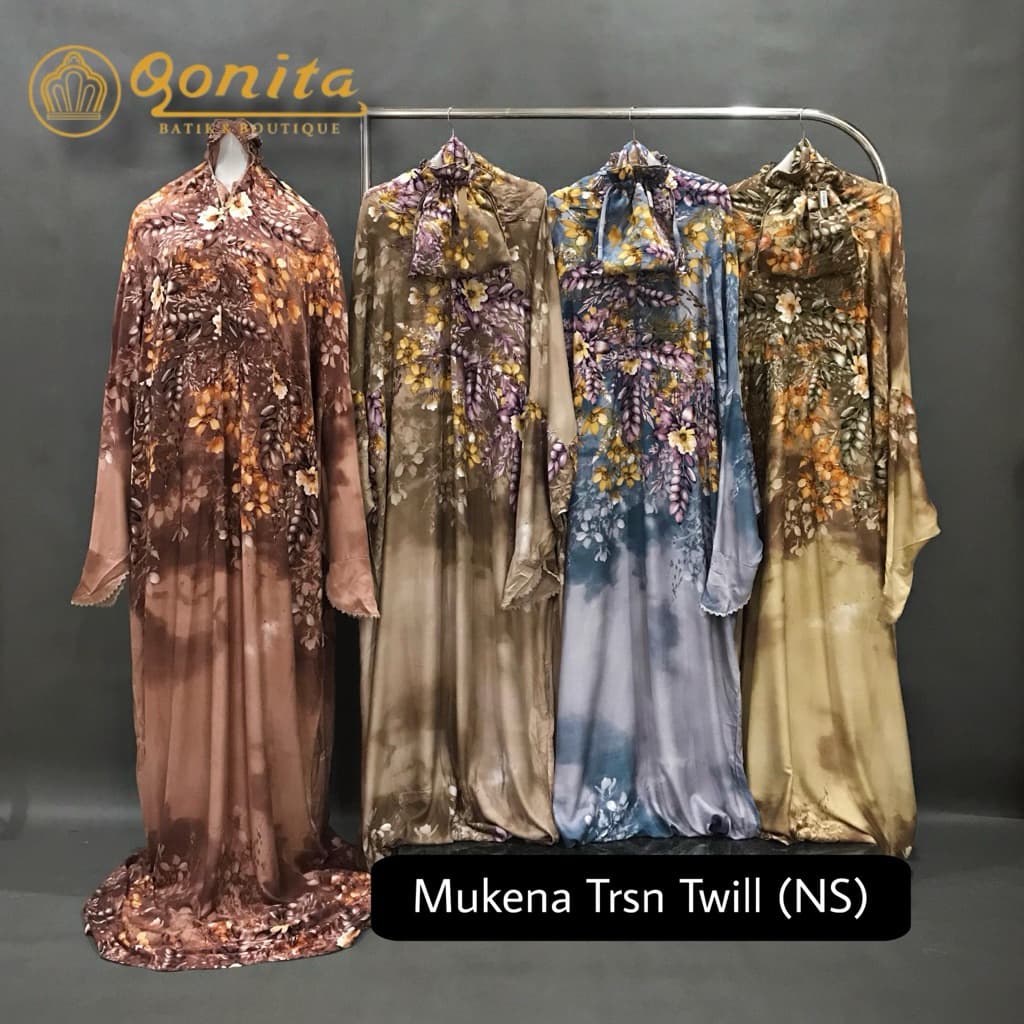 MukenaQonita | Mukena Terusan Rayon Premium | Mukena Terusan Jumbo | Adem dan Ringan | Lembut dan Jatuh (BAHAN RAYON PREMIUM) 6