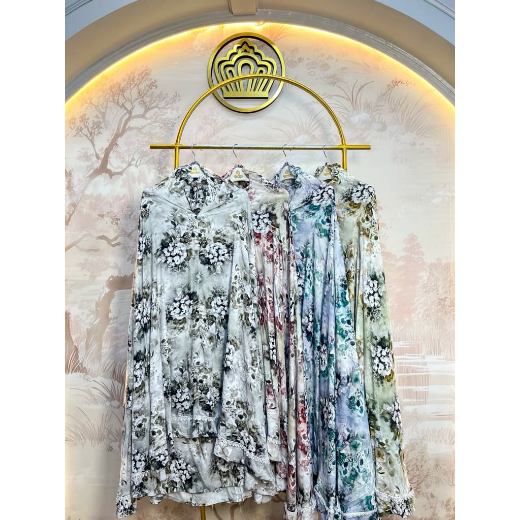 MukenaQonita | Mukena Urban Rayon Renda series | Adem dan Ringan | Free Pouch Cantik | Ukuran Jumbo (BAHAN RAYON PREMIUM ADEM) 5