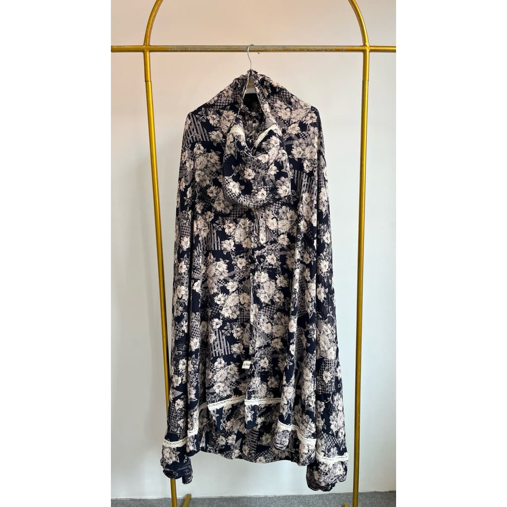 MukenaQonita | Mukena Urban Renda Hitam Putih Series | Mukena Jumbo | Adem dan Ringan | Free Pouch Cantik 6
