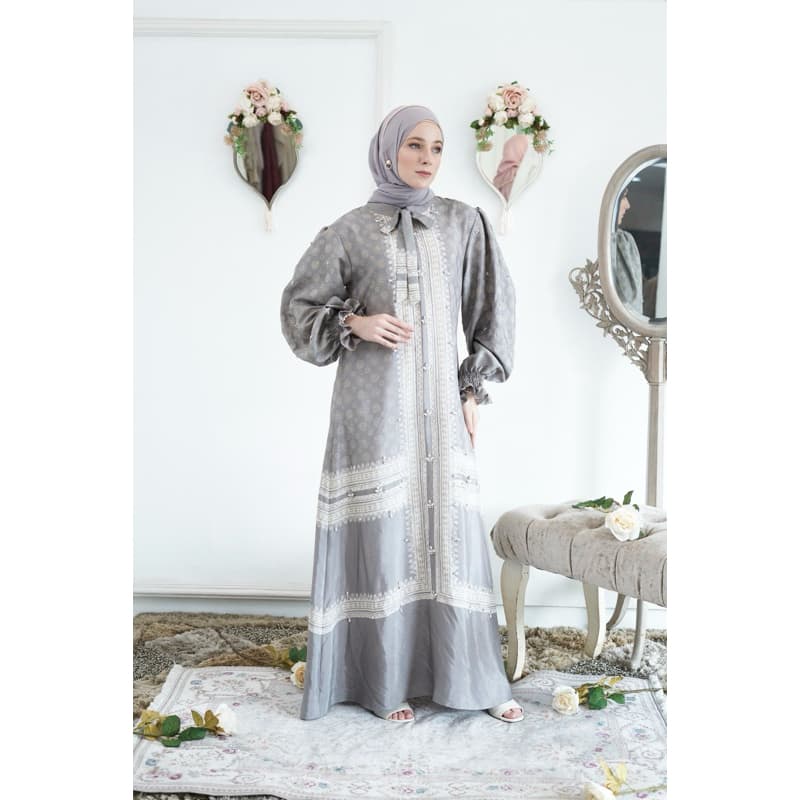 Poppy Dress | Palestine Series | Gaun Batik Premium | Gaun Batik Elegant | Gaun Batik Simple | Gaun Batik Soft