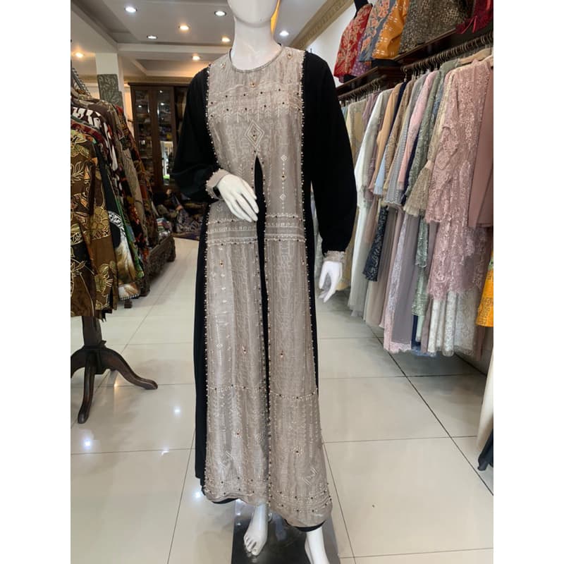 Qoni | Abaya Canna Premium | Abaya Berpayet