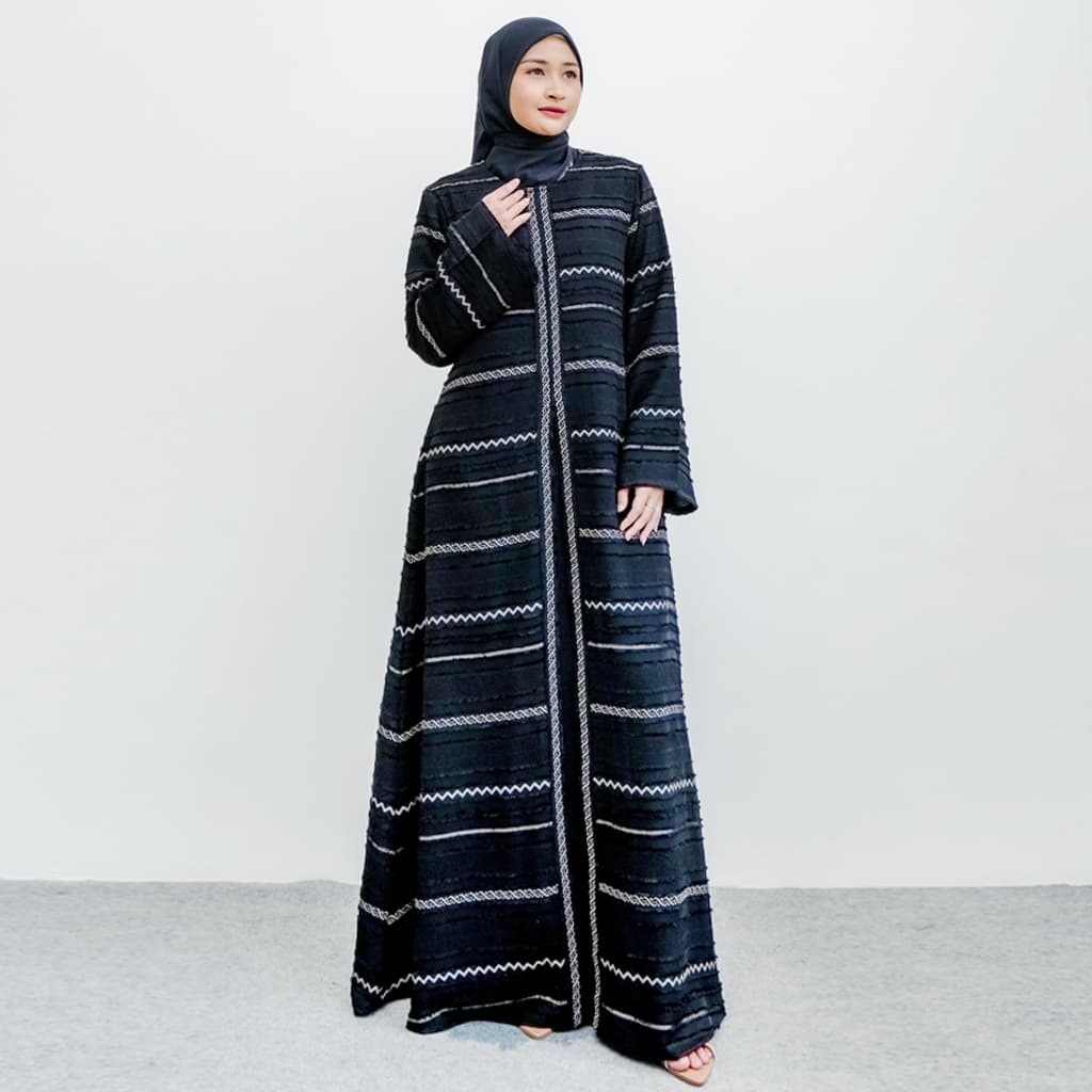 Qoni | Abaya Claretta | Gaun Mewah | Dress Elegant