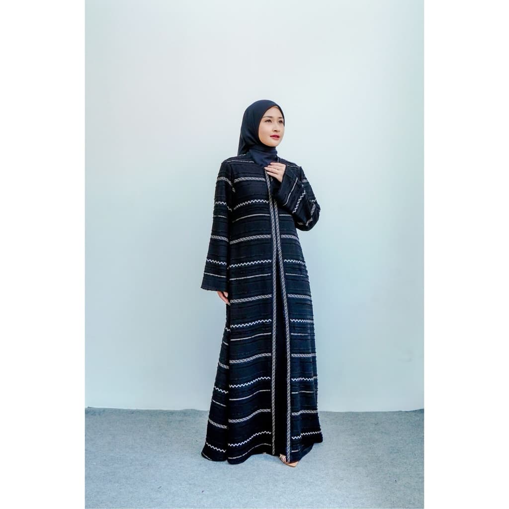 Qoni | Abaya Claretta | Gaun Mewah | Dress Elegant 9