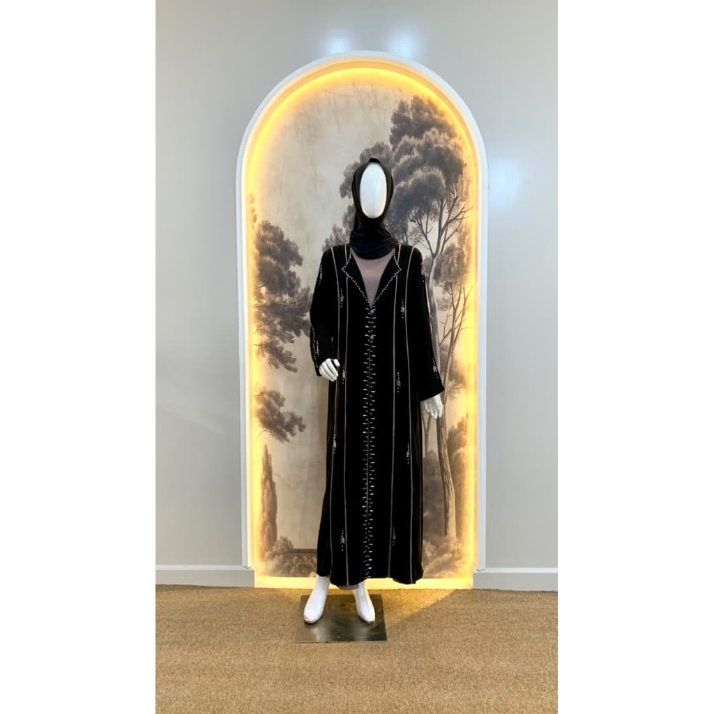 Qoni | Abaya Ishana | Abaya Simpel dan Elagant | Abaya Premium | Abaya Berpayet