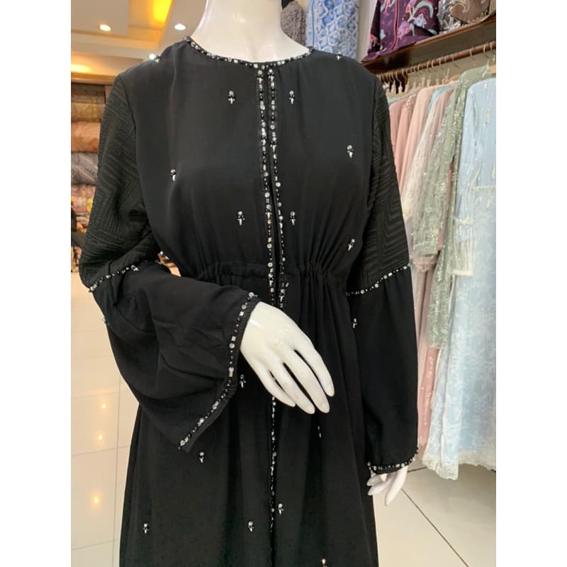 Qoni | Abaya Niha | Abaya premium | Look simpel dan elengan | Abaya berpayet 3