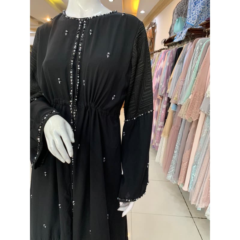 Qoni | Abaya Niha | Abaya premium | Look simpel dan elengan | Abaya berpayet 4