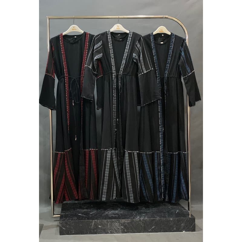 Qoni | Abaya Zea | Abaya premium | Abaya simpel dan elegan | Abaya berpayet 8