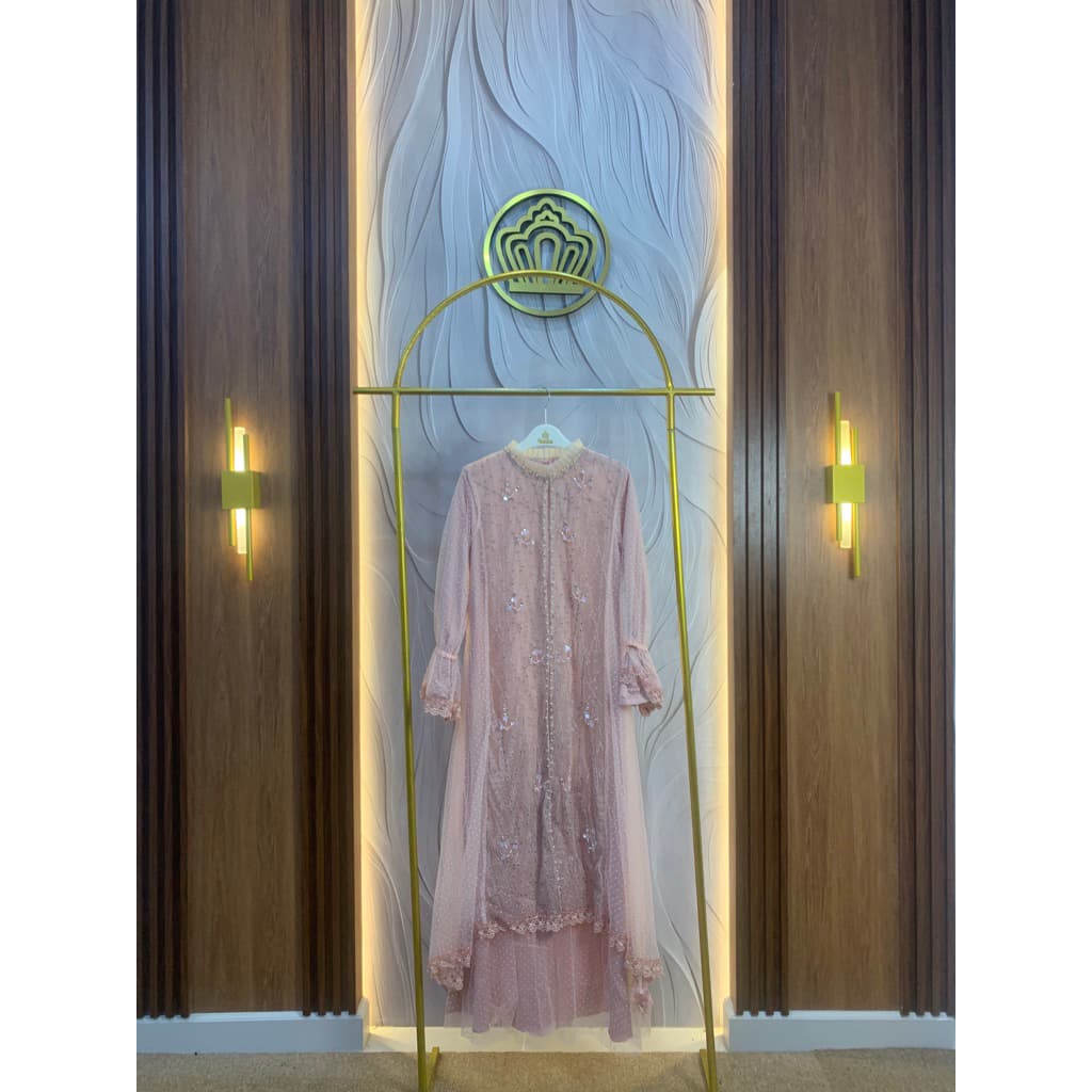 Qoni | Anjani Dress | Gaun Pesta Premium | Gaun Borkat | Gaun Payet | Mewah | Simpel | Elegan. 7