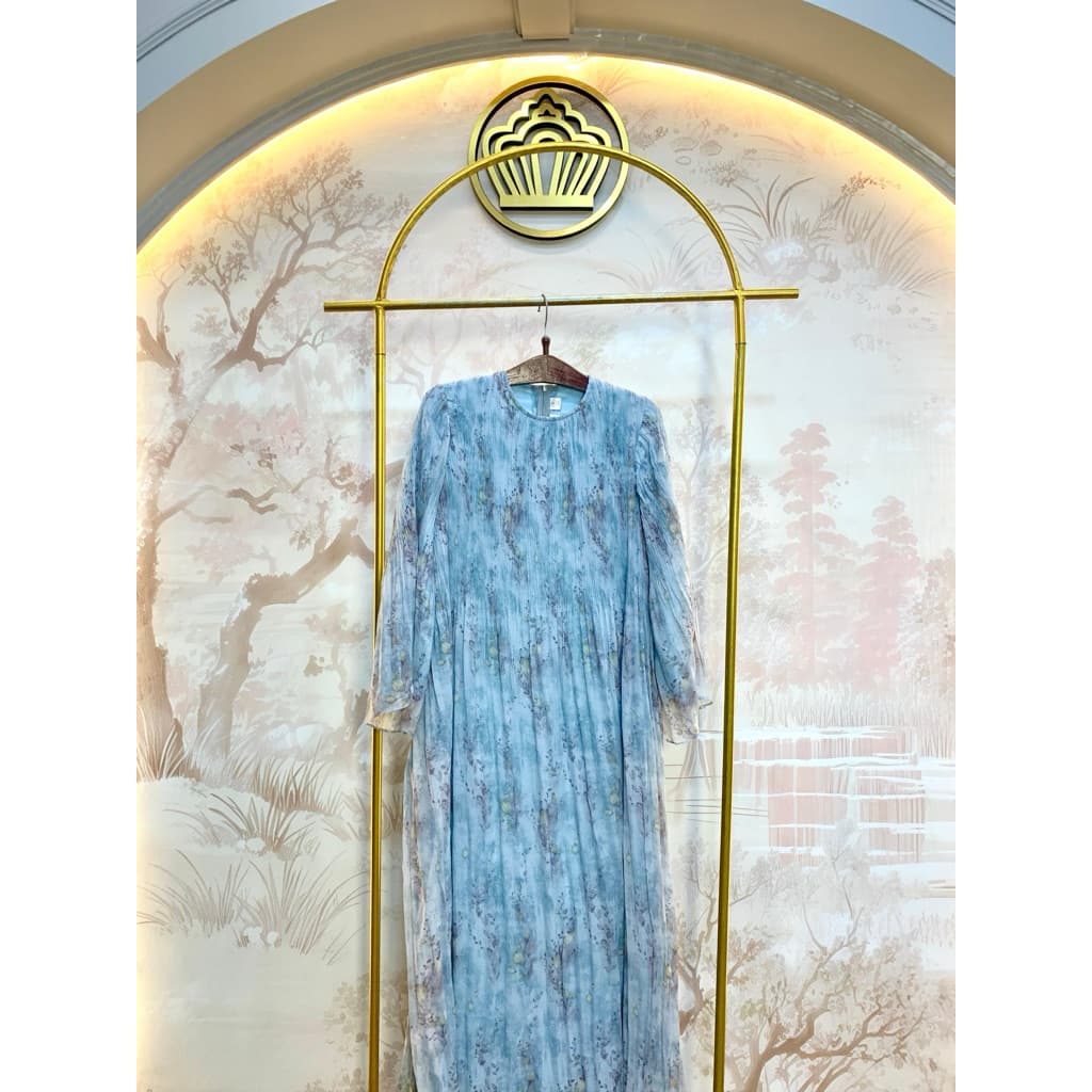 Qoni | Azura Dress | Gaun Panjang Elegan dengan Motif Bunga untuk Tampilan Mewah dan Modis 9