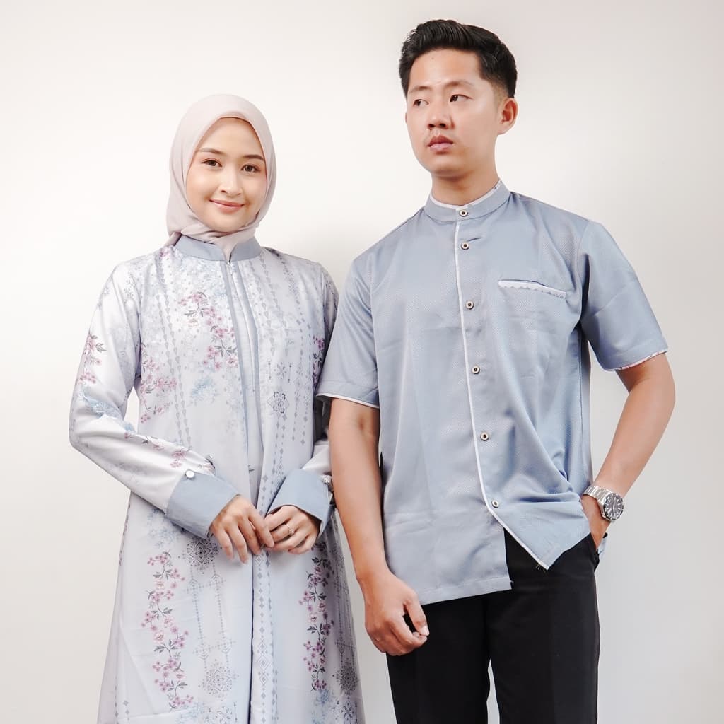 Qoni | Elziva Oneset | Baju Pasangan Muslimah dan Muslim Lengan Pendek 3