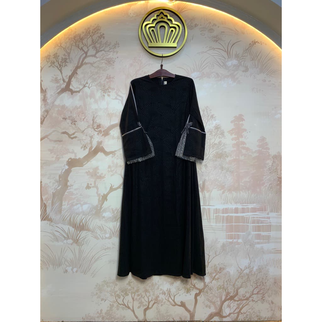 Qoni | Gaun Abaya Shaquita | Gaun Pesta Premium | Gaun Payet | Mewah 9
