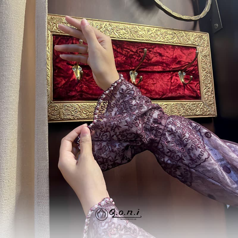 Qoni | Gaun Afara | Gaun Pesta Premium | Gaun Berpayet Full Premium | Gaun Berbrokat Premium | Gaun Mewah dan Elegan 5