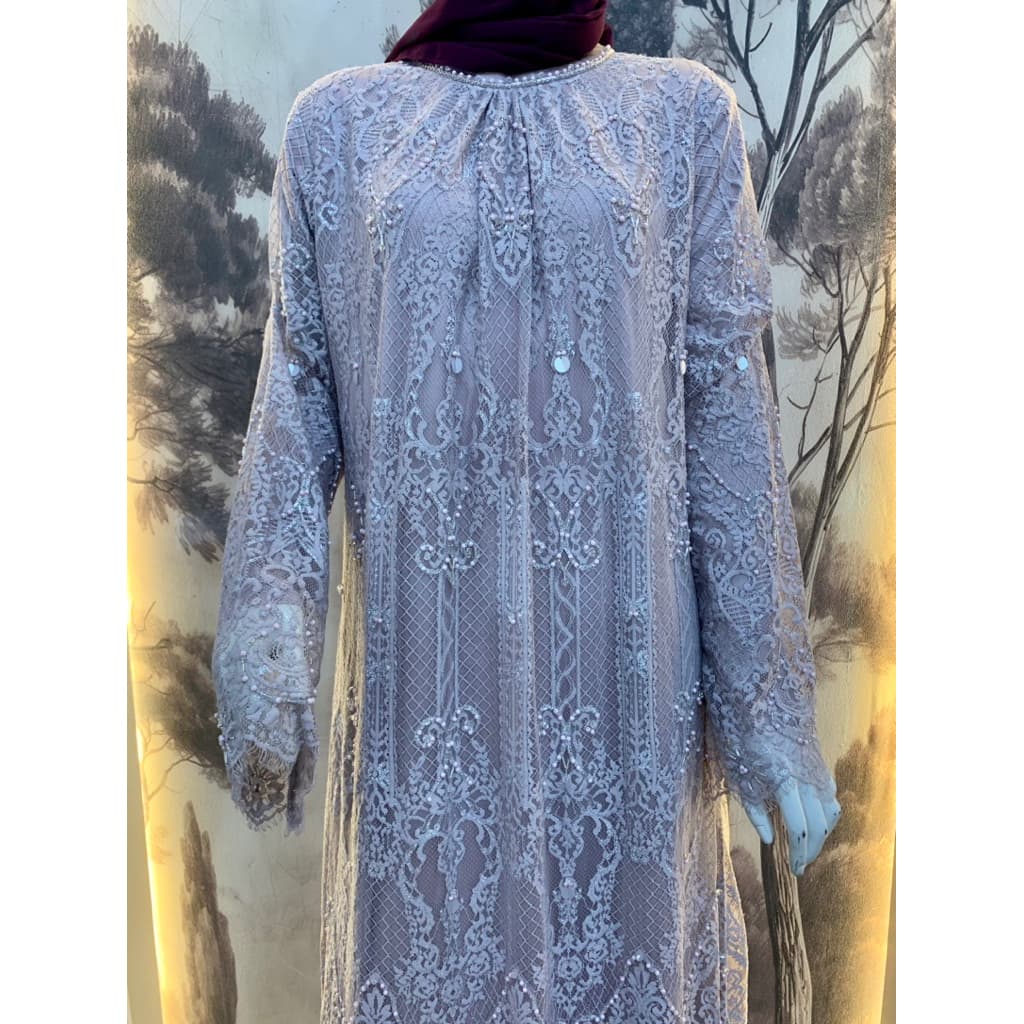 Qoni | Gaun Alesia | Gaun Pesta Premium | Gaun Payet | Gaun Borkat | Mewah | Elegan | Simpel 3