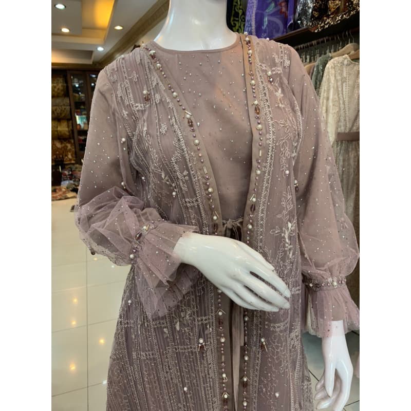 Qoni | Gaun Allura | Premium Dress | Gaun Brokat Berpayet 3