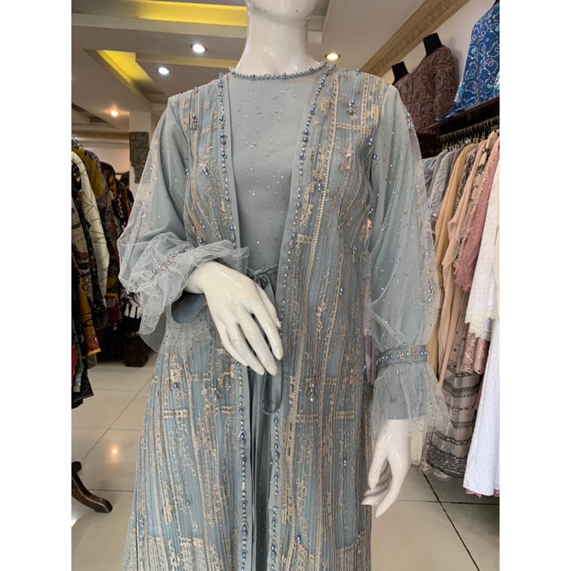 Qoni | Gaun Allura | Premium Dress | Gaun Brokat Berpayet 4