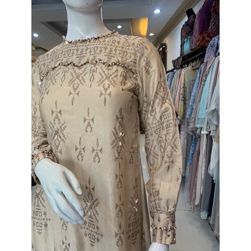 Qoni | Gaun Almira | Gaun Berpayet | Gaun Motif Bordir 4