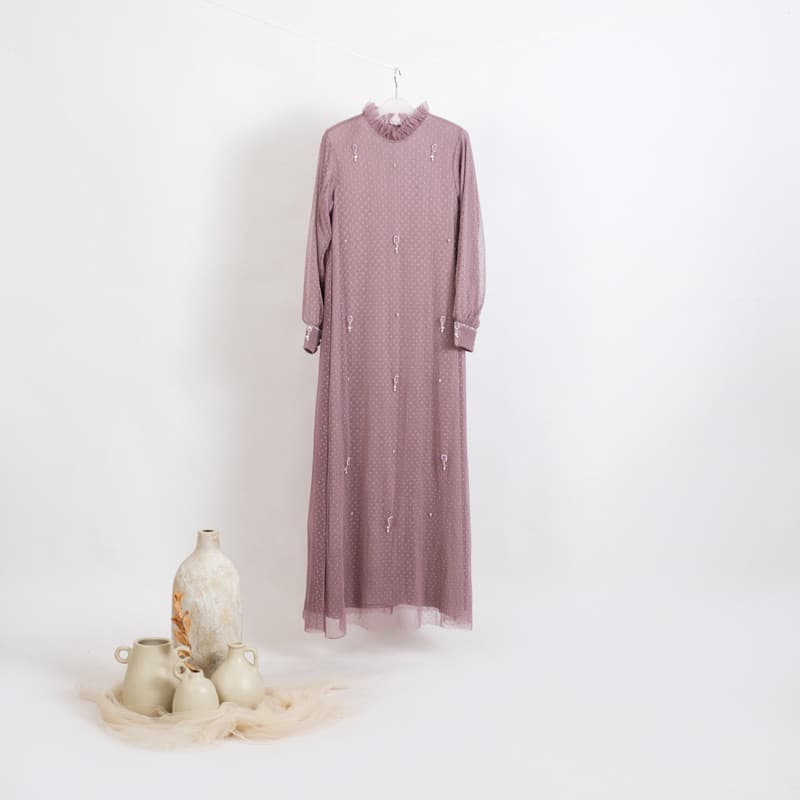 Qoni | Gaun Amberly | Gaun Pesta Premium | Gaun Berpayet Full Premium | Gaun Mewah dan Elegan 3