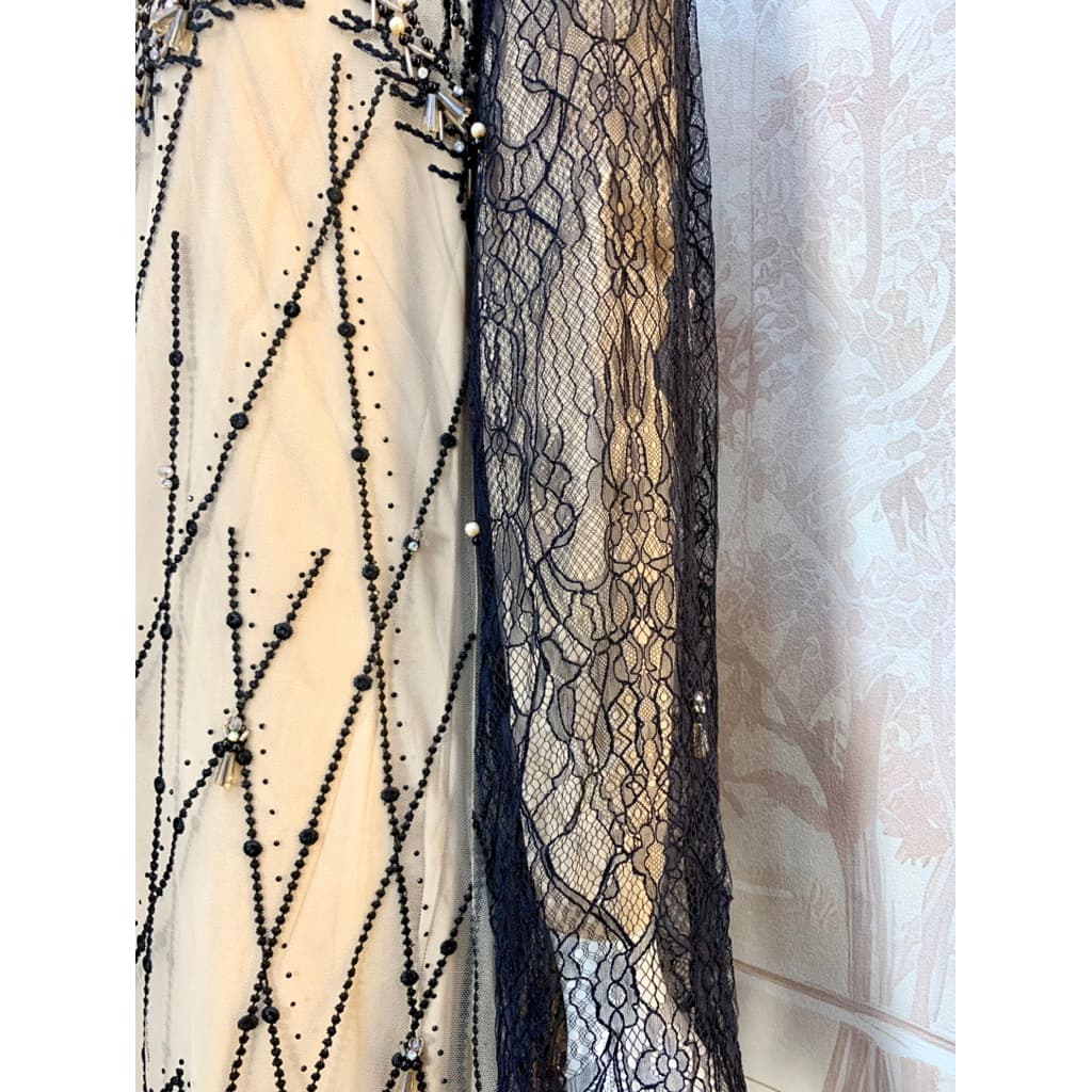 Qoni | Gaun Ameeza | Gaun Brukat Payet | Gaun Elegan | Dress Mewah | Gaun Premium 9