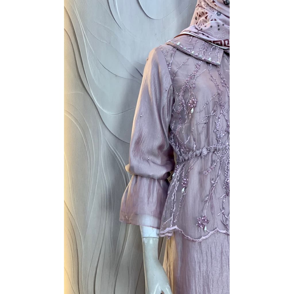 Qoni | Gaun Anasera | Gaun Pesta Premium | Gaun Payet | Gaun Mewah | Elegan | Simpel 4