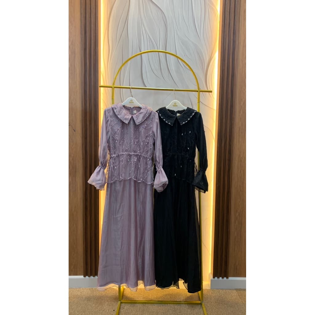Qoni | Gaun Anasera | Gaun Pesta Premium | Gaun Payet | Gaun Mewah | Elegan | Simpel 8