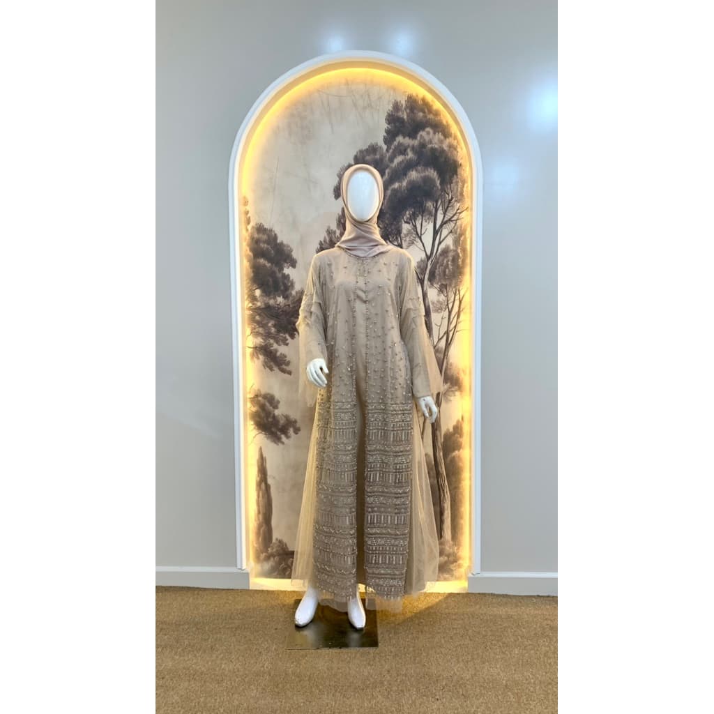 Qoni | Gaun Andira | Gaun Pesta Premium | Gaun Payet | Gaun Mewah | Elegan | Simpel