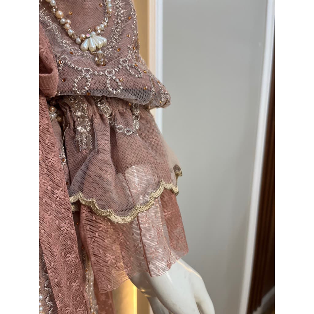 Qoni | Gaun Angela | Gaun Payet | Gaun Pesta | Dress Mewah | Gaun Elegan | Gaun Premium 8