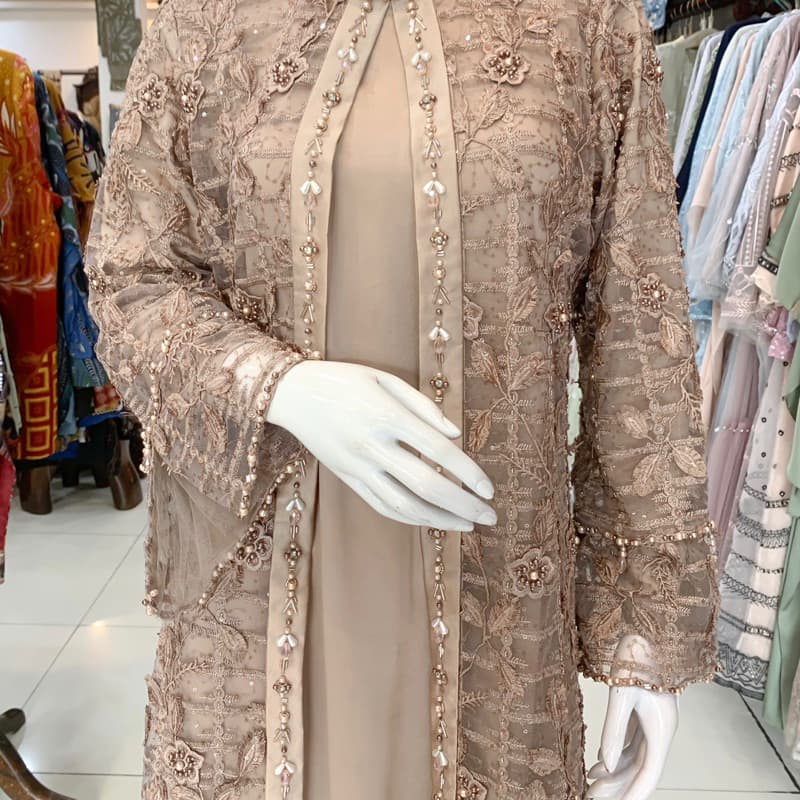 Qoni | Gaun Arcelia | Gaun Pesta Premium | Gaun Berpayet Full Premium | Gaun Berbrokat Premium | Gaun Mewah dan Elegan 2