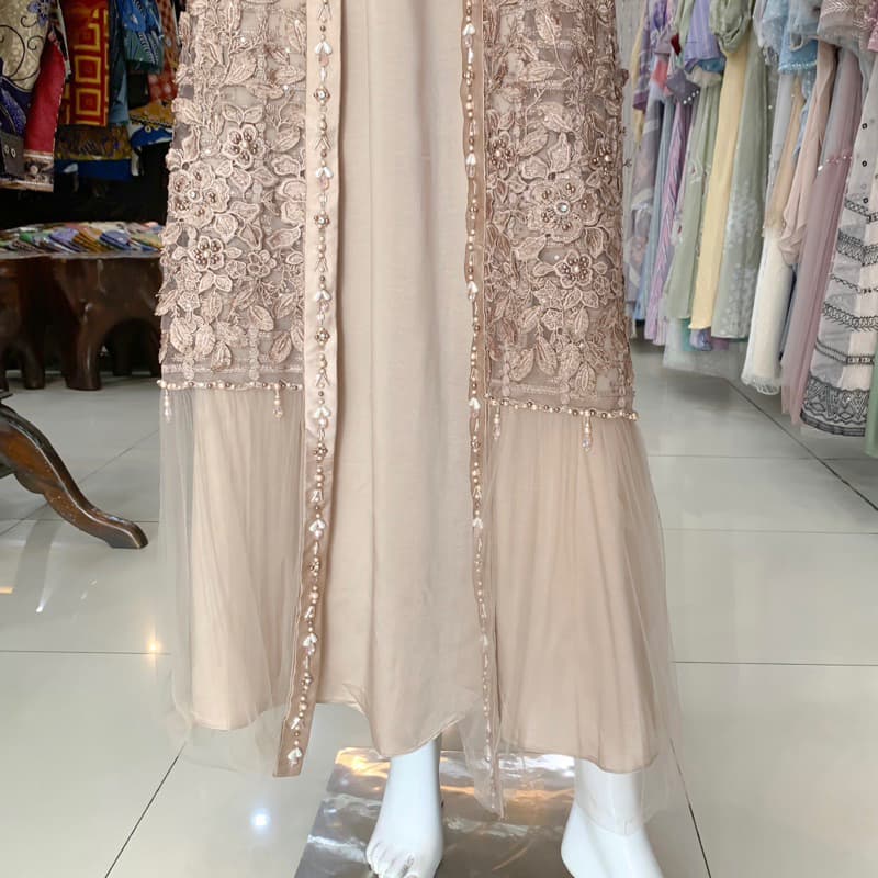 Qoni | Gaun Arcelia | Gaun Pesta Premium | Gaun Berpayet Full Premium | Gaun Berbrokat Premium | Gaun Mewah dan Elegan 5