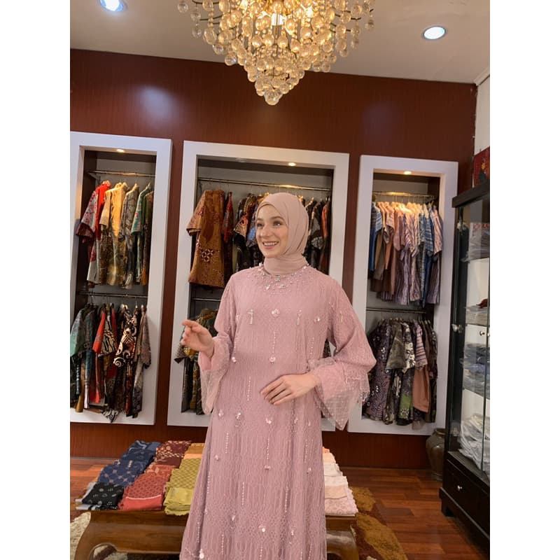 Qoni | Gaun Archadia | Gaun Pesta Premium | Gaun Borkat | Gaun Berpayet 5