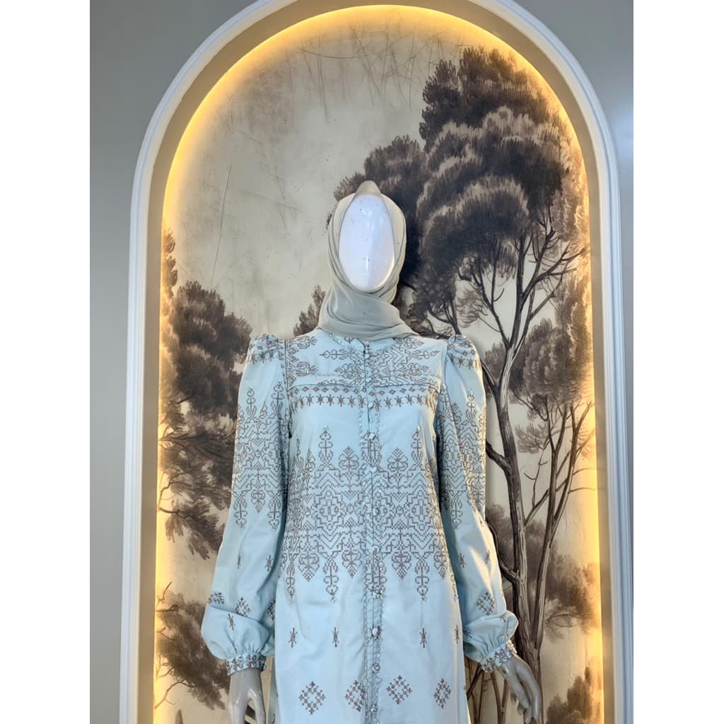 Qoni | Gaun Aretha | Gaun Pesta Premium | Gaun Payet | Mewah | Simpel | Elegan 2