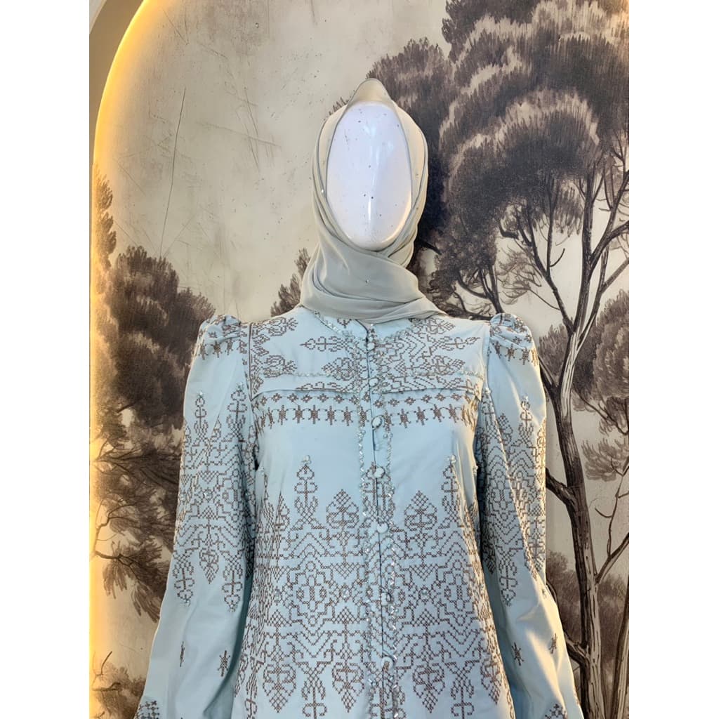 Qoni | Gaun Aretha | Gaun Pesta Premium | Gaun Payet | Mewah | Simpel | Elegan 3