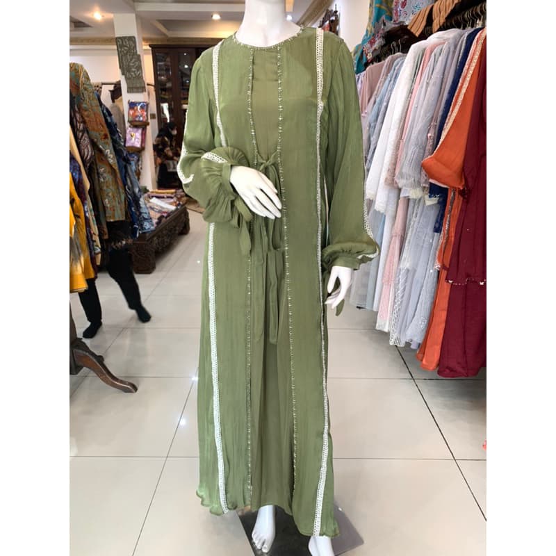 Qoni | Gaun Ashima | Gaun dailylook premium | Gaun simpel elegant | Gaun berpayet | Gaun mewah