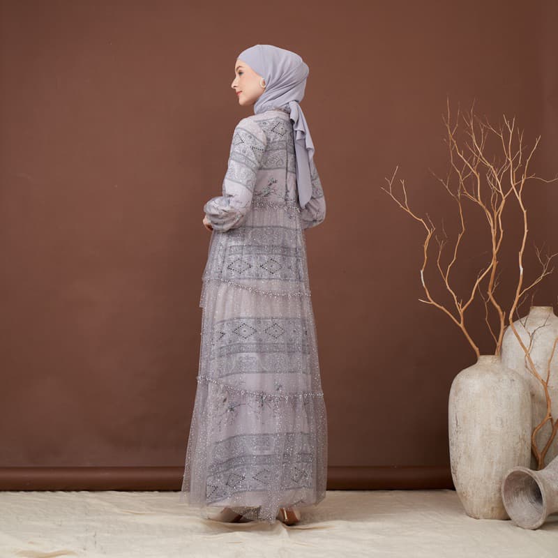 Qoni | Gaun Asqilla | Gaun Borkat Premium | Gaun Berpayet 4