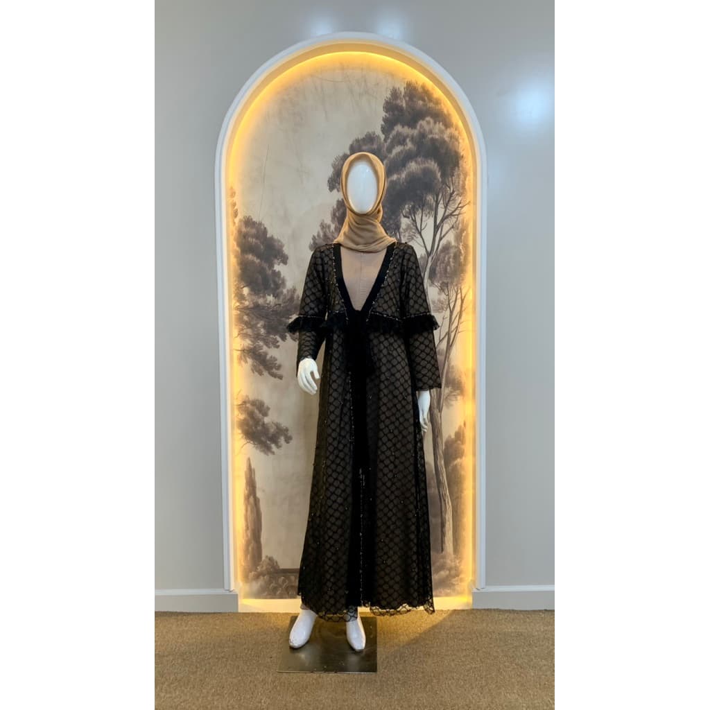 Qoni | Gaun Athalia | Gaun pesta premium | Gaun borkat | Gaun berpayet | Gaun Busui